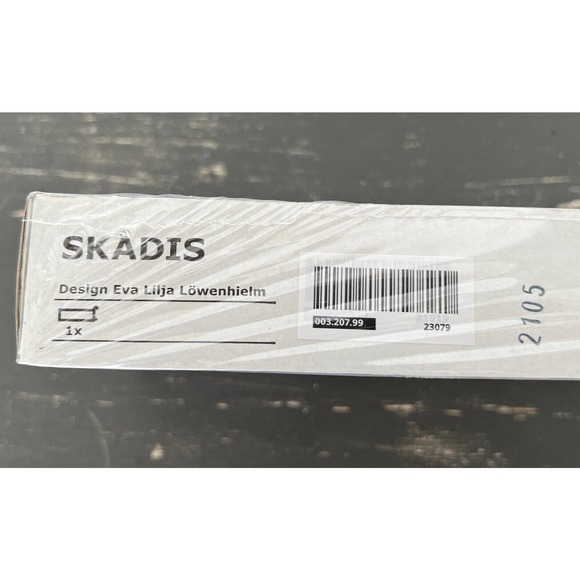 NEW IKEA Skadis Clip On Pegboard Tray Shelf White Plastic Fits 003.207.99 23079 - Picture 4 of 6